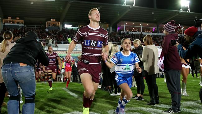 Cherry-Evans has captained Manly for some time. Photo by Cameron Spencer/Getty Images.