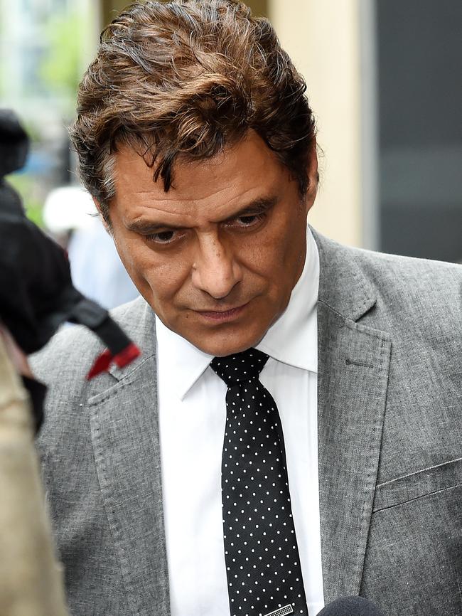 Vince Colosimo outside court today. Picture: Josie Hayden