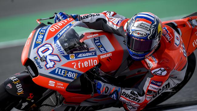 Andrea Dovizioso, Free Practice 1, 2018 MotoGP Grand Prix of Qatar. Pic: Ducati