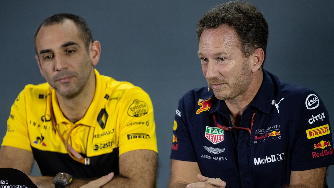 Cyril Abiteboul will be looking to get one over on Christian Horner at the Australian Grand Prix this weekend.