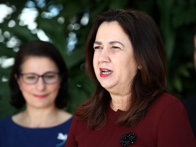 Queensland Premier Annastacia Palaszczuk will take home $427,500 by September next year. Picture: NCA NewsWire / Jono Searle