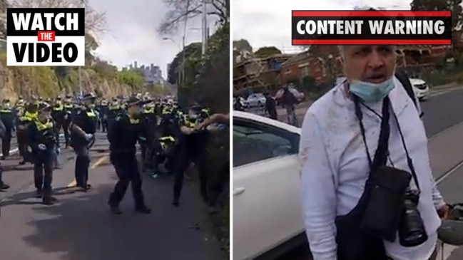 Melbourne lockdown protests