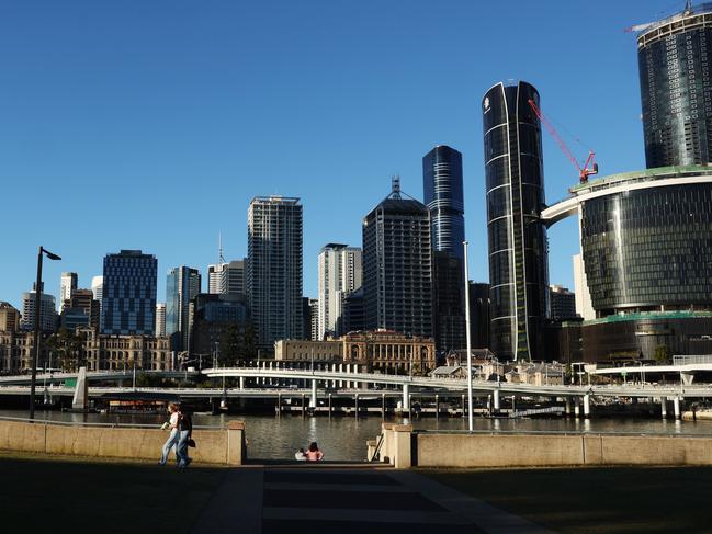 Generic city skyline view of Brisbane CBD from Southbank. Photo - Lachie Millard