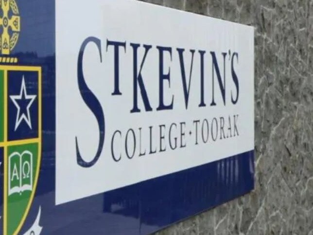 St Kevin's College Toorak sign Picture: Supplied