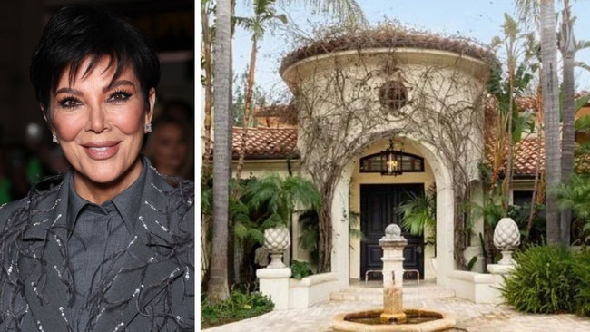 Kris Jenner lists ‘Keeping Up With the Kardashian’ home. Picture: Pascal Le Segretain/Getty Images; Realtor