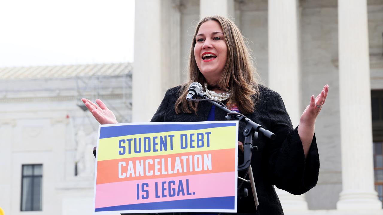 Skye Perryman, President and CEO of Democracy Forward, spearheaded legal challenges against Donald Trump’s federal funding freeze, which affected several federal agencies. Her team filed lawsuits to safeguard public interest. Picture: Getty