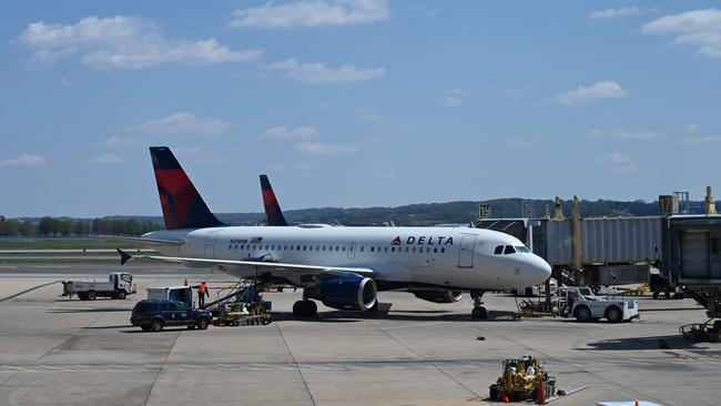 A Delta plane at Washington National Airport. Picture: AFP