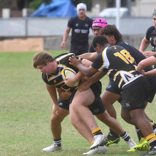QLD Rugby Union State Championships (17-18 years boys) at the Townsville Sports Precinct. Friday May 23. Metro East against Capricorn. Picture: Evan Morgan