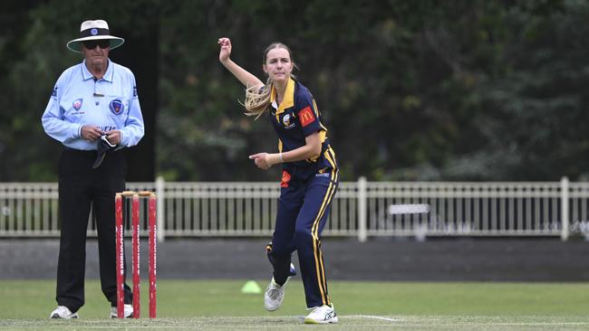 Central Coast spinner Ava Drury has been outstanding for NSW Country. Picture: Martin Ollman