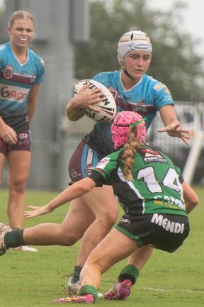 Mackay Cutters vs Townsville Blackhawks Harvey Norman U17's Saturday 22 February 2025 Picture:Michaela Harlow