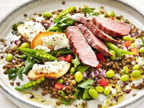 Lamb salad.