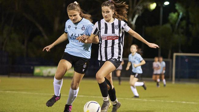 Adelaide City versus Salisbury at VALO Football Centre in Angle Park. Picture: Matt Loxton