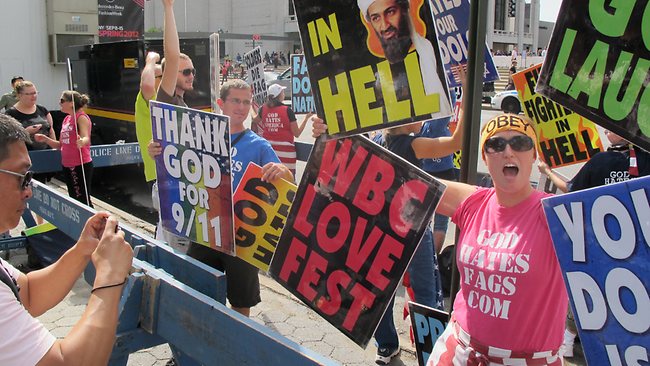 Radical Us Westboro Baptist Church Claims 9 11 Was God’s Punishment For Tolerance Daily Telegraph