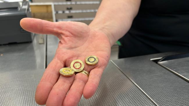 The coins will be available in Woolworths’ cash tills.