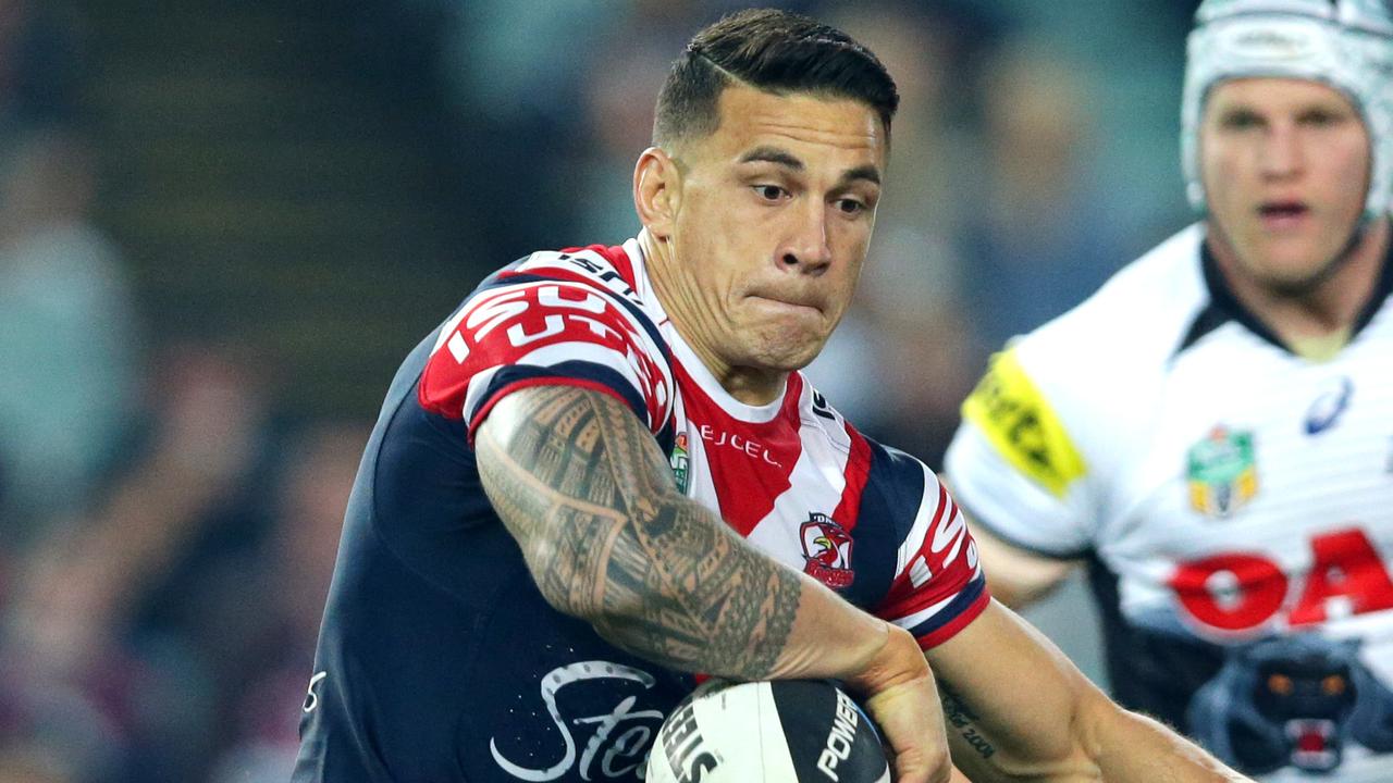 Sonny Bill Williams in action for the Roosters.