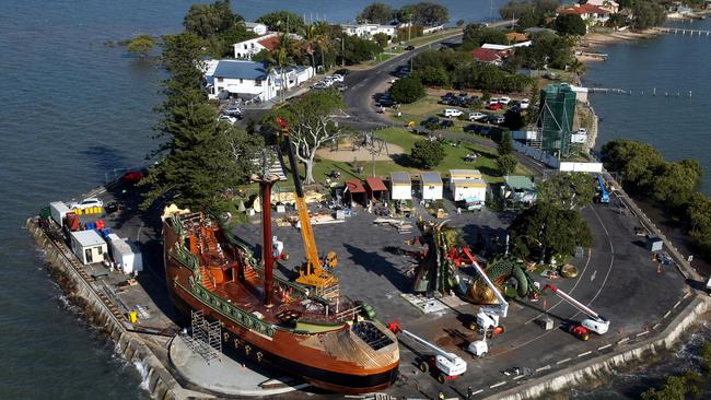 The new Chronicles of Narnia movie was filmed with elaborate sets, including the ‘Dawn Treader’ ship built at Cleveland Point.