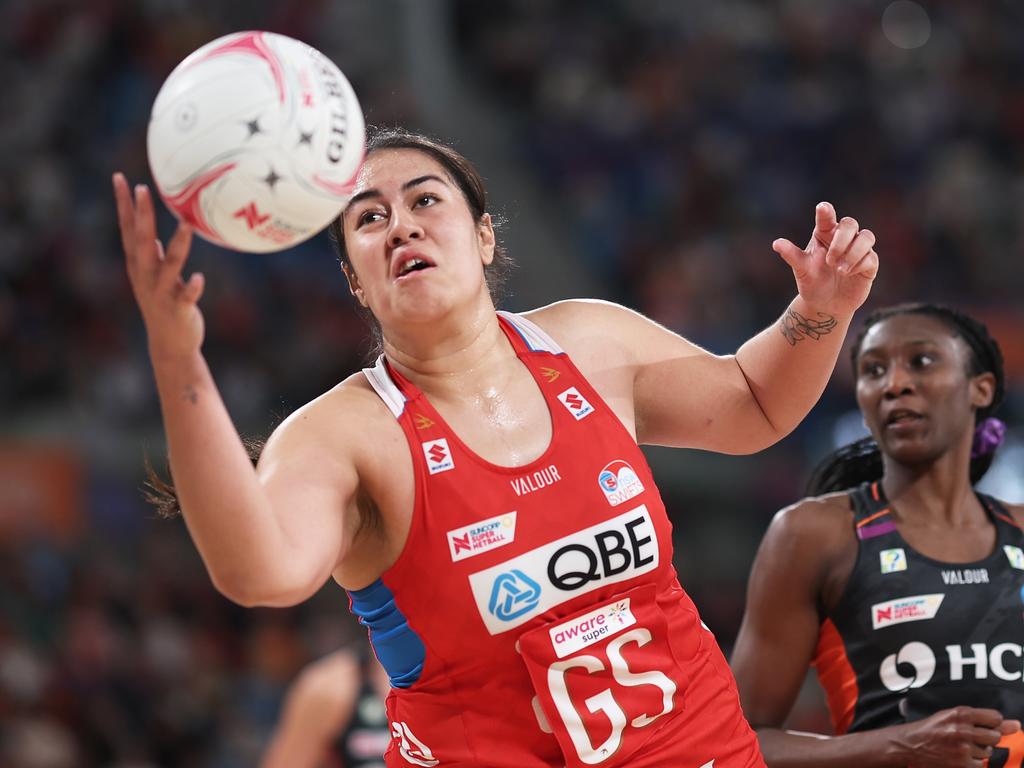 Uneeq Palavi, a replacement player for the Swifts in 2024, will line-up for the City West Falcons in the VNL. Picture: Matt King/Getty Images