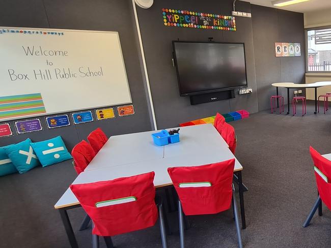 A completed classroom. Box Hill Public School in north west Sydney was built in just 7 weeks.