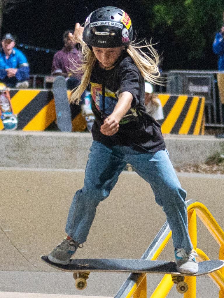 Abby Rose McMahon at Rumble On The Reef Sugar Bowl Skatepark Saturday 23 September 2023 Picture:Michaela Harlow
