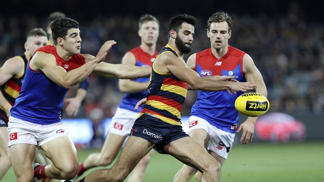 Wayne Milera during his impressive performance against Melbourne. Picture: Sarah Reed