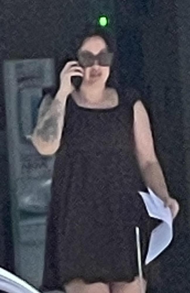 Anna-Leise Jane Giffin leaving Toowoomba Courthouse on September 27, 2023.