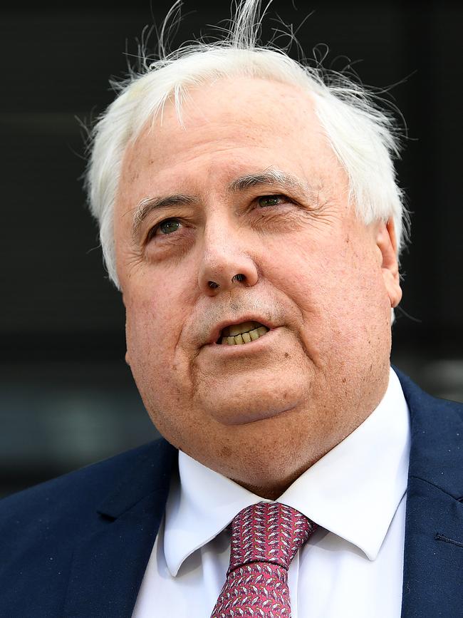 Clive Palmer. Picture: AAP Image/Dave Hunt