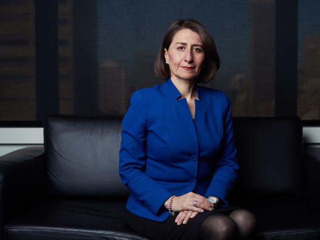 NSW Premier Gladys Berejiklian became the state’s first non-Labor female leader in 2017. Picture: David Swift