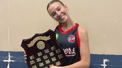 Tayla Martin plays for the Hervey Bay Rangers. Photo: Contributed.