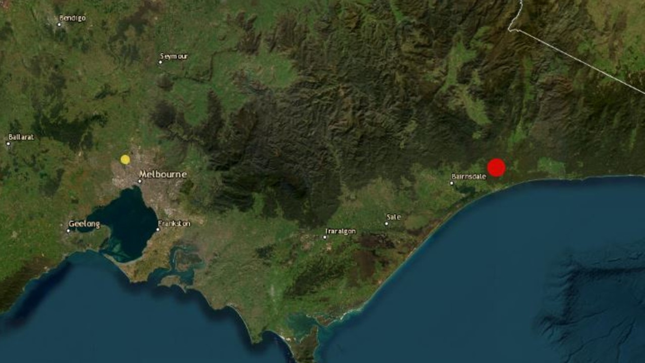 A magnitude 3.0 earthquake has struck in east Victoria. Picture: Supplied / VIC SES