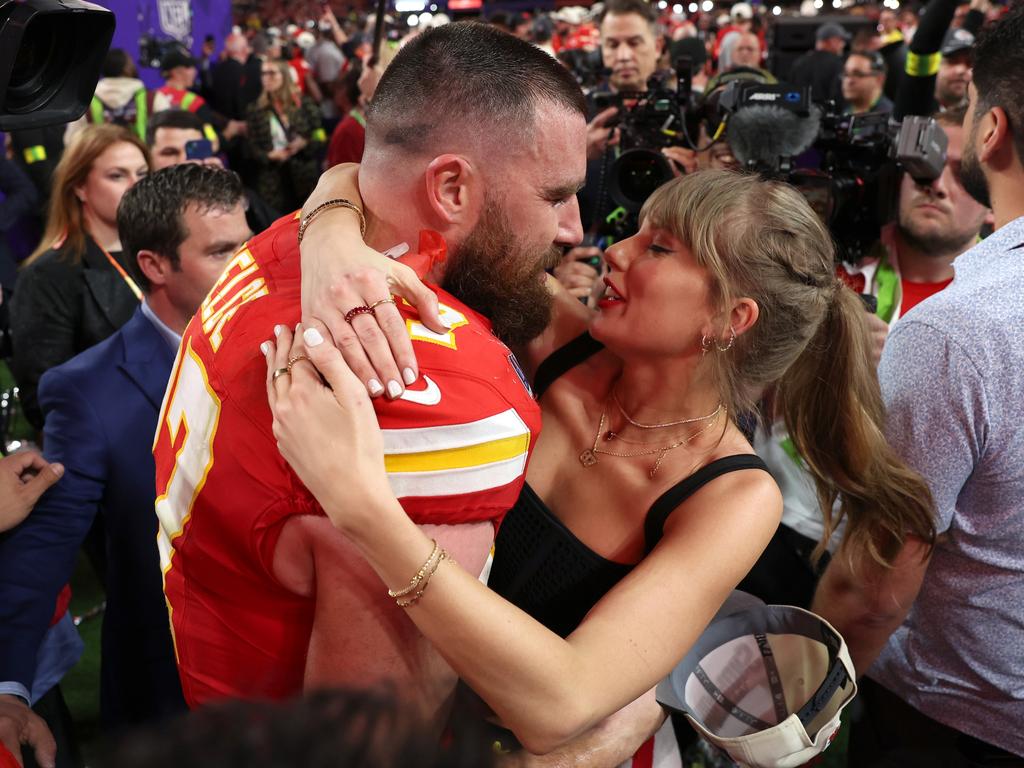 Swift is now dating NFL star Travis Kelce. Picture: Ezra Shaw/Getty Images