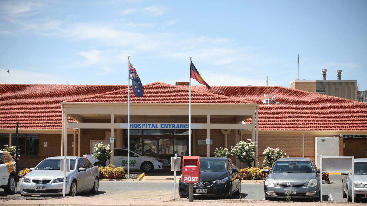 Port Pirie Hospital was investigated by SA Health after whistleblowers revealed a dead baby mix-up, and an aged care resident being “vaporising” for weeks in late 2021. Picture Dean Martin