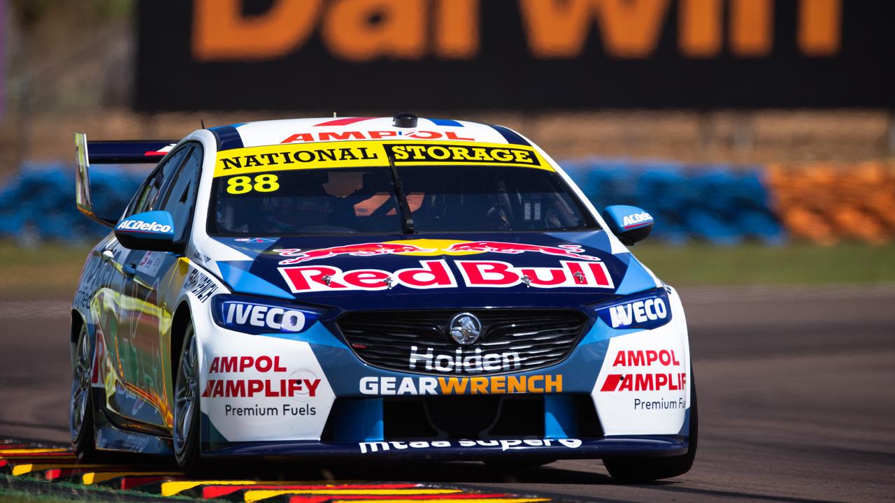 Jamie Whincup claimed the Darwin Triple Crown in his #88 Red Bull Holden Racing Team Commodore.