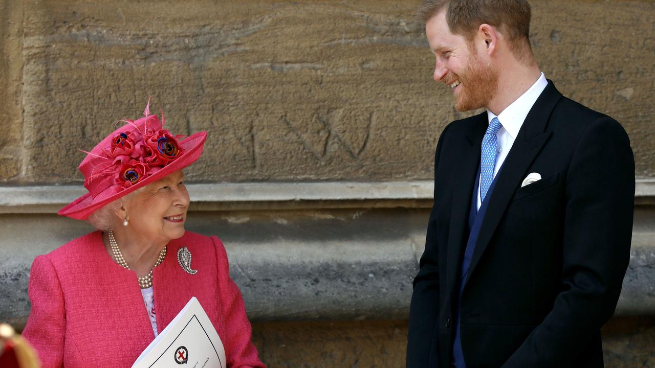 Queen Elizabeth II and Prince Harry are headed for a collision of big public engagements. Picture: Steve Parsons – WPA Pool/Getty Images