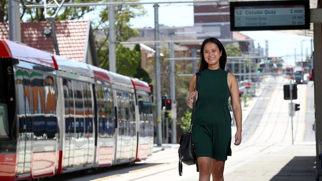 Merrow Le will be utilising the light rail once it is up and running to commute to work from Central Station. Picture: Toby Zerna