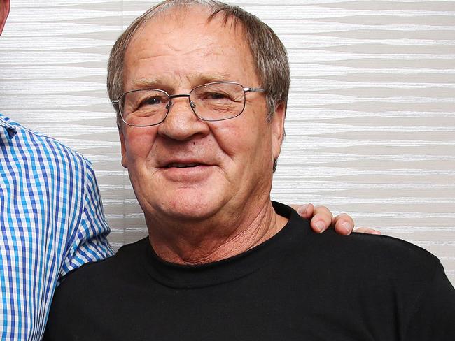 (LR) Nathan Cayless and Tommy Raudonikis at Rouse Hill Rhinos lunch. Photographer: Adam Yip