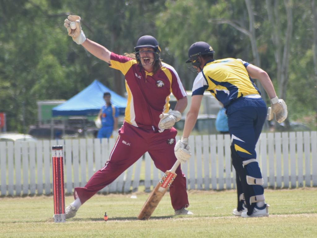 Central Queensland Cricket Championships, senior men, Gladstone versus Central Highlands, Rockhampton Cricket Grounds, on February 22, 2025.