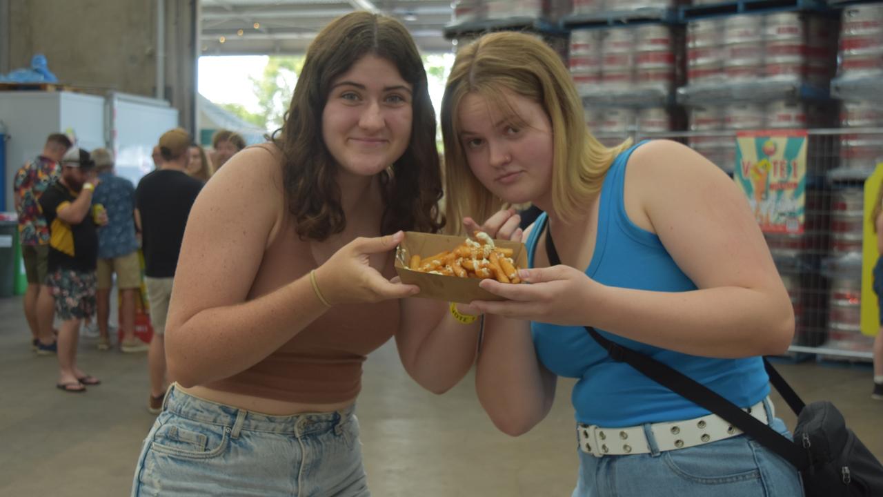 Aaryanna Jones and Jena Dibsdale at Your Mates Beer Day Out in Warana on December 10, 2022. Picture: Sam Turner