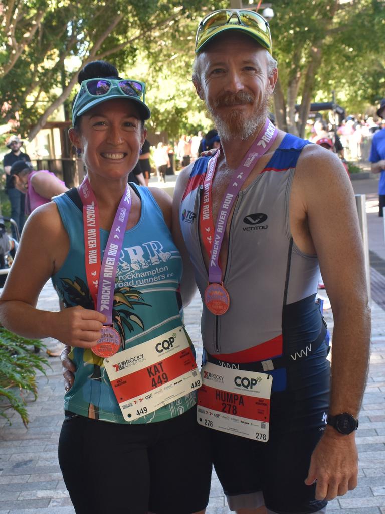 Kat and Paul Humphreys did the half marathon at the annual Rocky River Run in Rockhampton on May 18, 2025.