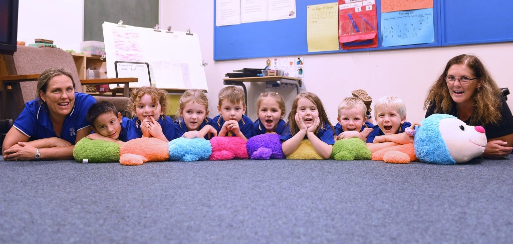 TWO MILE PREP: Teacher Mrs Anne Martin, Dean Jamieson, Dallis Goodall, Layla Kelly, Nicholas Londregan, Summer Makin, Faith Kendall, Grant Dyer, Loghan Roberts, teacher aide Mrs Donna Zemanek. Picture: Renee Albrecht