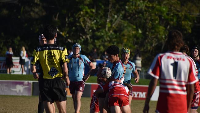 Renouf Shield action: Keebra Park v Palm Beach Currumbin.