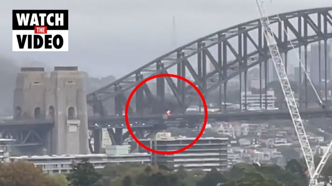 Car In Flames On Sydney Harbour Bridge After Multi-vehicle Crash | News ...