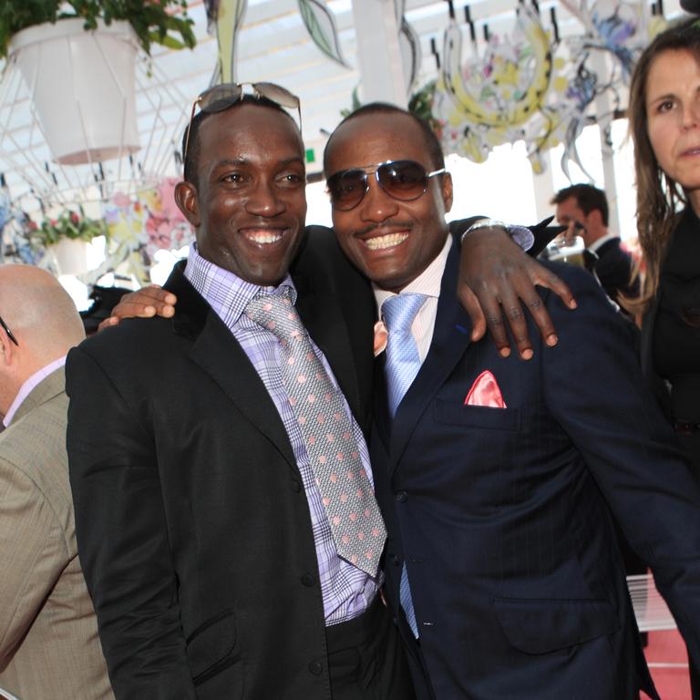 Dwight Yorke and Brian Lara were spotted playing golf together.