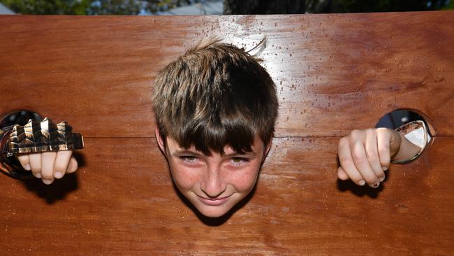 Townsville Medieval and Fantasy Festival 2024 at Cluden. Braxton James, 12. Picture: Evan Morgan