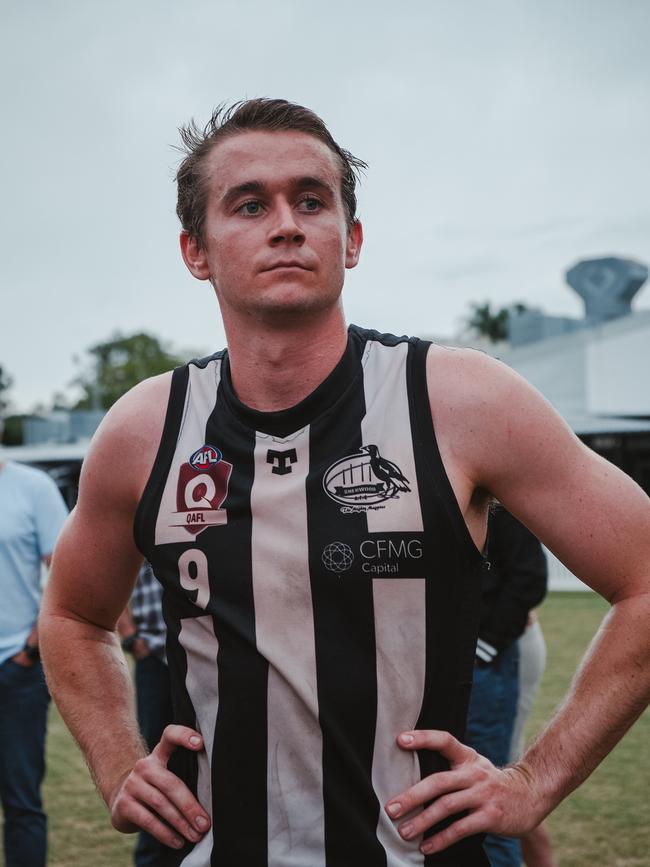 Sherwood Magpies captain Will Fletcher. Picture: Clyde Scorgie/Brooke Sleep Media.