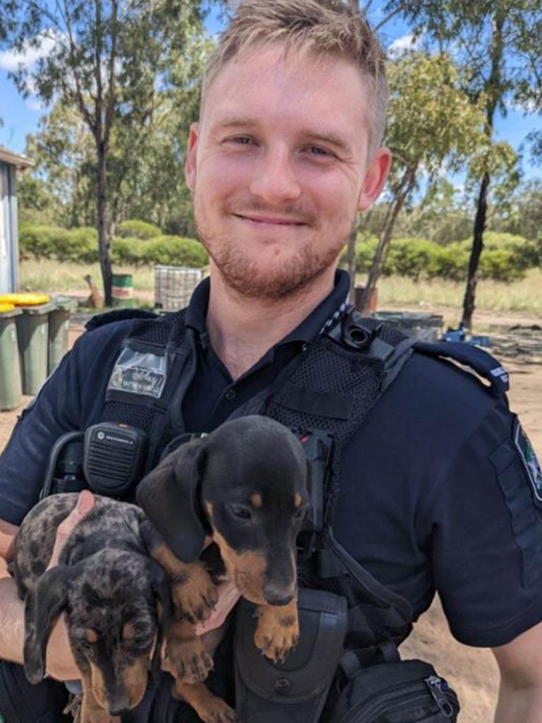 Constable Matthew Arnold, 26, was the second Queensland police officers. Picture: Supplied.