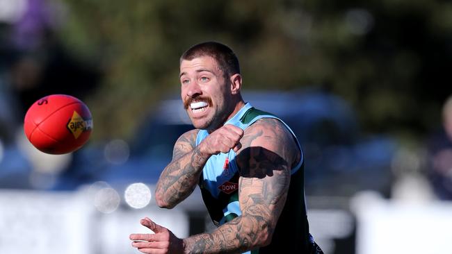 BFNL - Portarlington v Geelong Amateurs.  Geelong Amateurs Jack Pickering. Picture Mike Dugdale