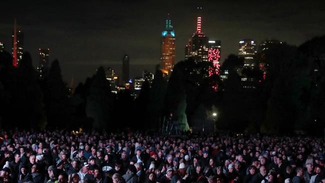 Thousands gathered in Melbourne. Picture: NCA NewsWire / David Crosling