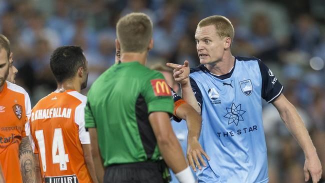 Matt Simon fumes after being spat at.