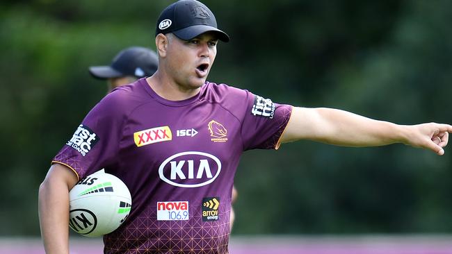 Brisbane Broncos coach Anthony Seibold says his team is ready for footy on Friday night. Picture: AAP Image/Dan Peled