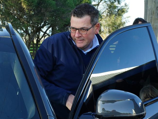 Victorian Premier Daniel Andrews was interviewed in private for Operation Sandon. Picture: Luis Enrique Ascui